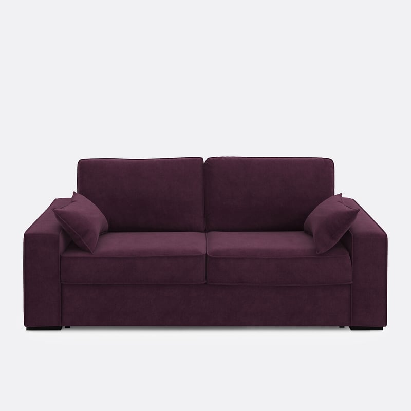 Schlafsofa Aus Velours, 2-, 3- Oder 4-sitzer, Comfort Bultex® Cécilia
