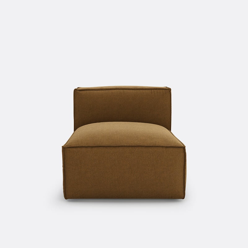 Sessel-element Seven Für Modulares Sofa, Aus Strukturgewebe