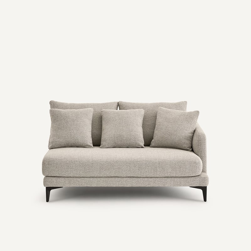 Am.pm X Emmanuel Gallina Halbes 2-sitzer-sofa Aus Strukturiertem Mix, Moderniste, Design Emmanuel Gallina