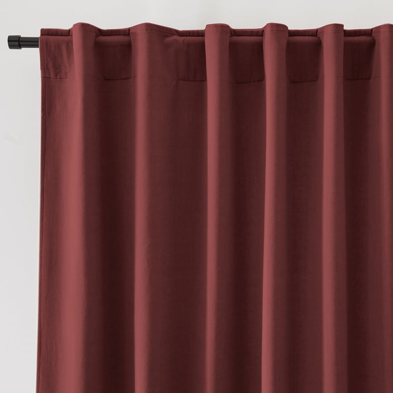 La Redoute Interieurs Vorhang Velvet, Verdeckte Schlaufen, Samt