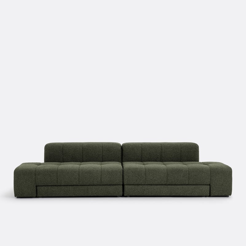 Sofa, Gerade, 5-sitzig, 4 In 1, Aus Feinem Bouclé, Fano