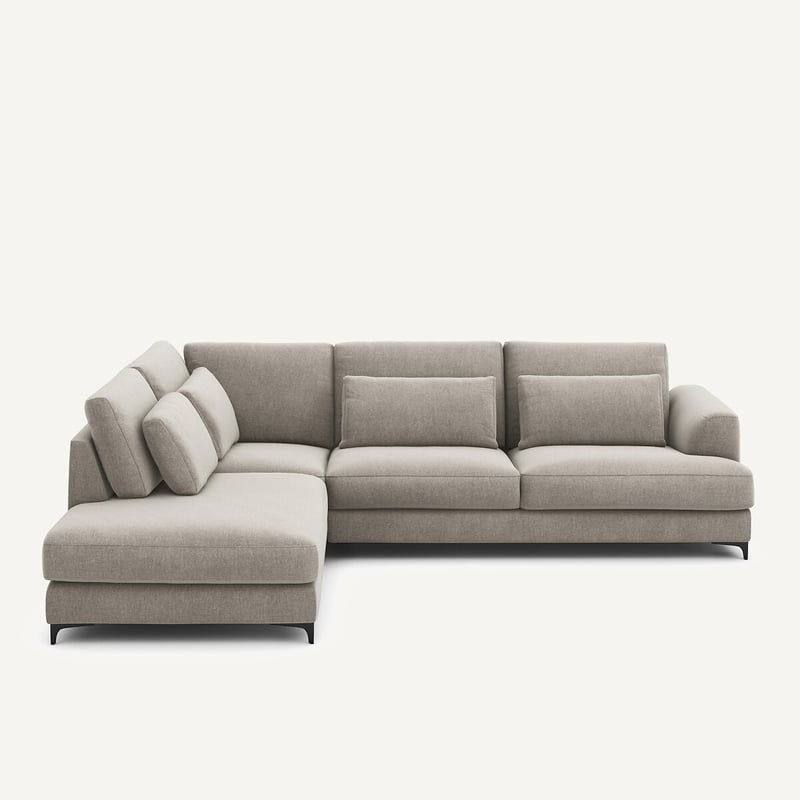 Am.pm Sofa Linke Ecke Conv Velours Chenille, Marsile