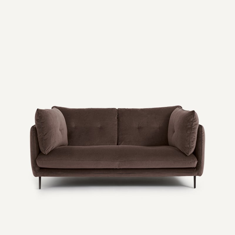 Am.pm 2-sitzer-sofa Aus Leinenvelours, Botero