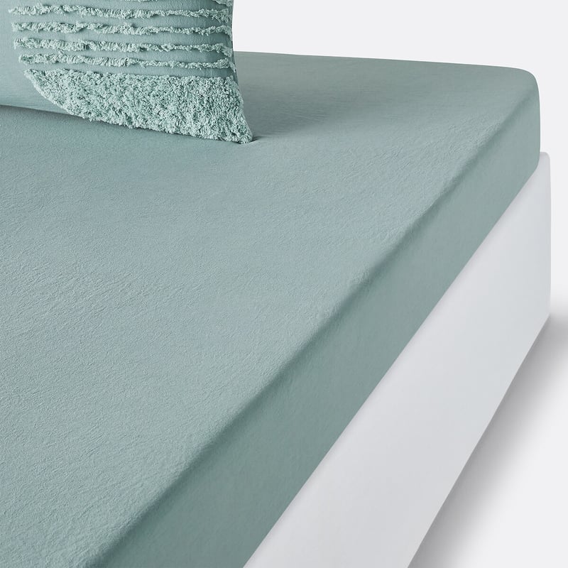 La Redoute Interieurs Fixleintuch Soren, Baumwolle, Umschlag 30 Cm