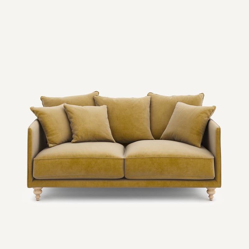Am.pm Sofa 3p Compact Velours, Lazare