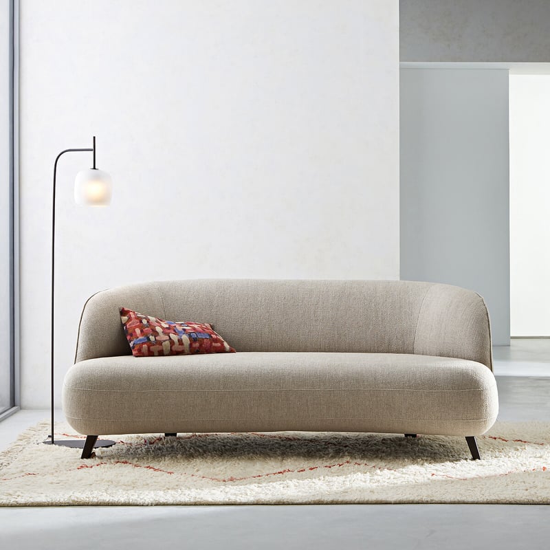 Am.pm X Emmanuel Gallina 3-sitzer-sofa, Chambray-leinen, Rosebury, Design Emmanuel Gallina