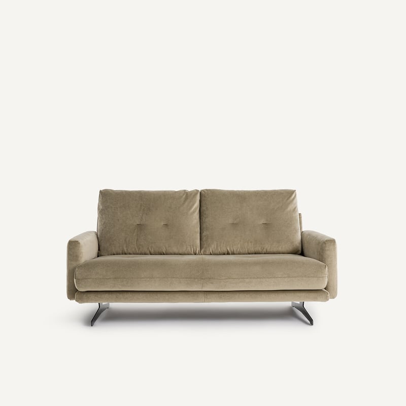 Am.pm 2-sitzer-sofa Aus Leinenvelours, Delicato