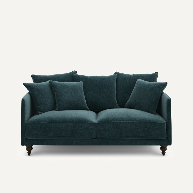 Am.pm Kompaktes Sofa Aus Chenille-samt, Lazare