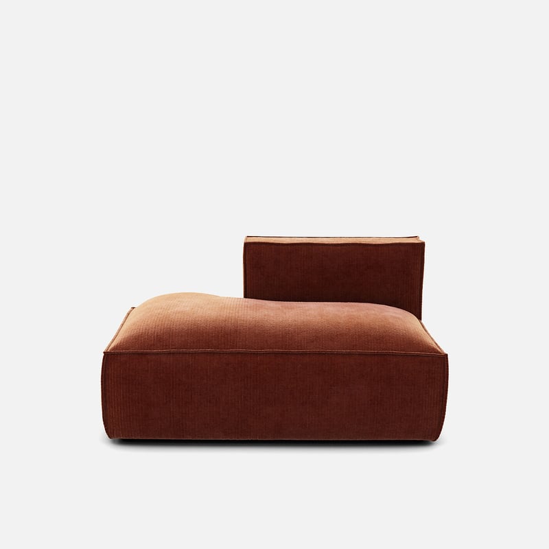 Récamière-element Links Für Modulares Sofa Seven, Vintage-cord