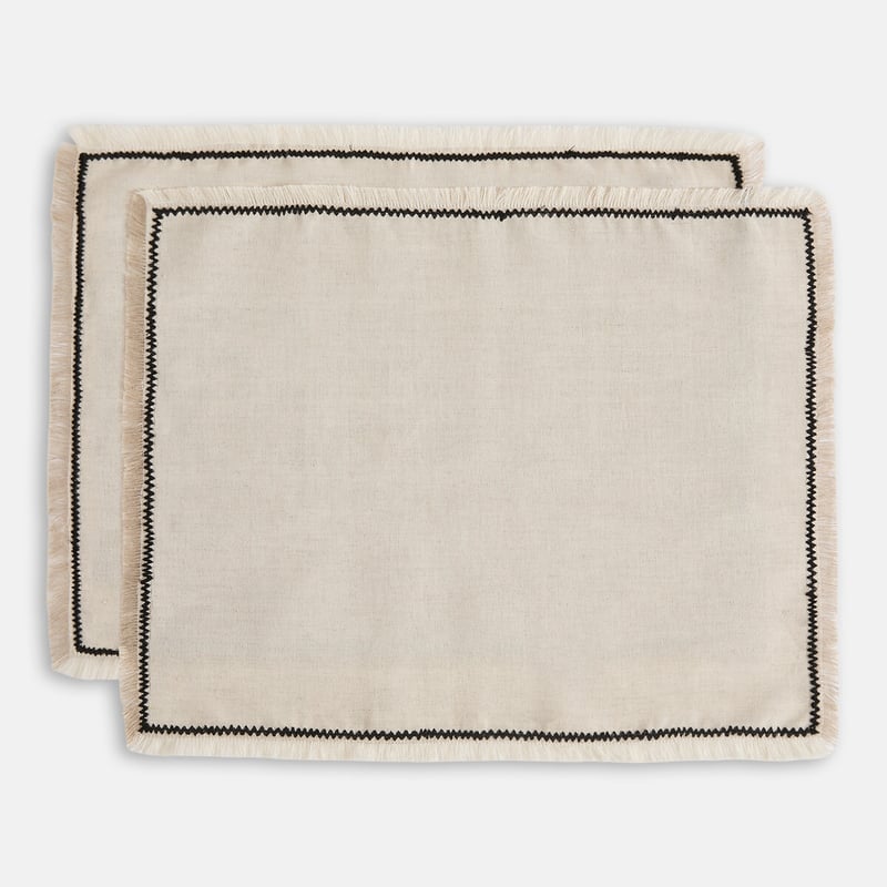 La Redoute Interieurs 2er-pack Tisch-sets Leinen/baumwolle Menorca