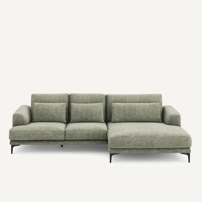 Am.pm Ecksofa Meridian Xl Rechts In Baumwolle Mit Armierung, Marsile