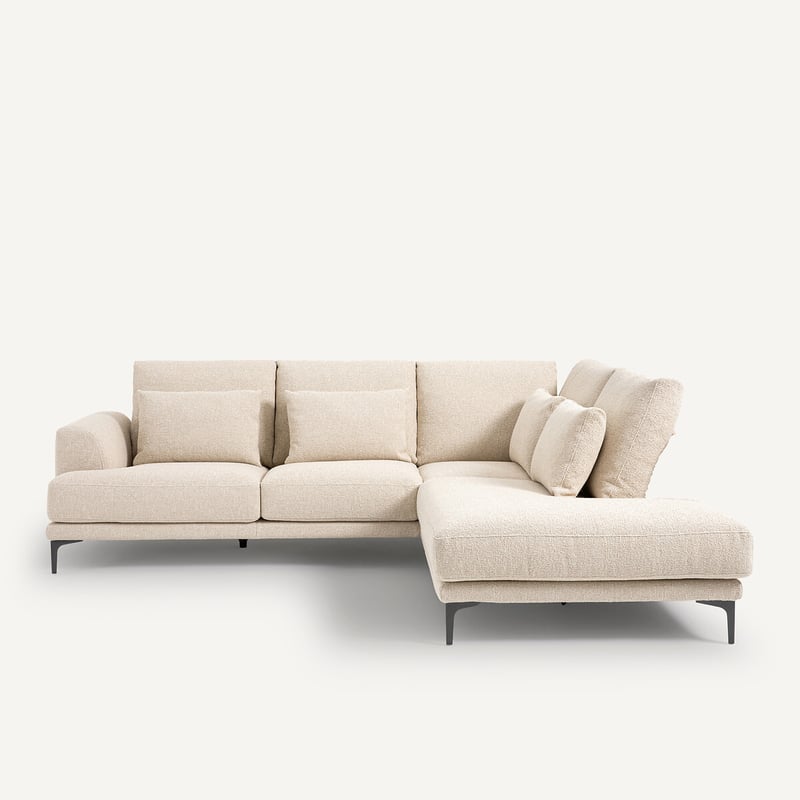 Am.pm Ecksofa Marsile Mit Ecke Rechts, Bouclé