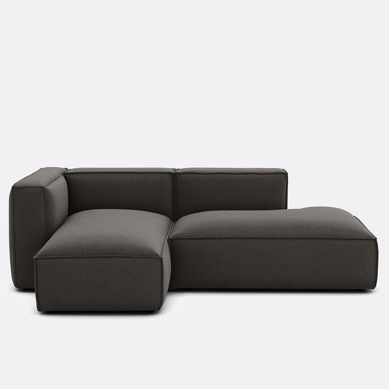 Modulares Ecksofa Seven, Rechts, Aus Strukturgewebe