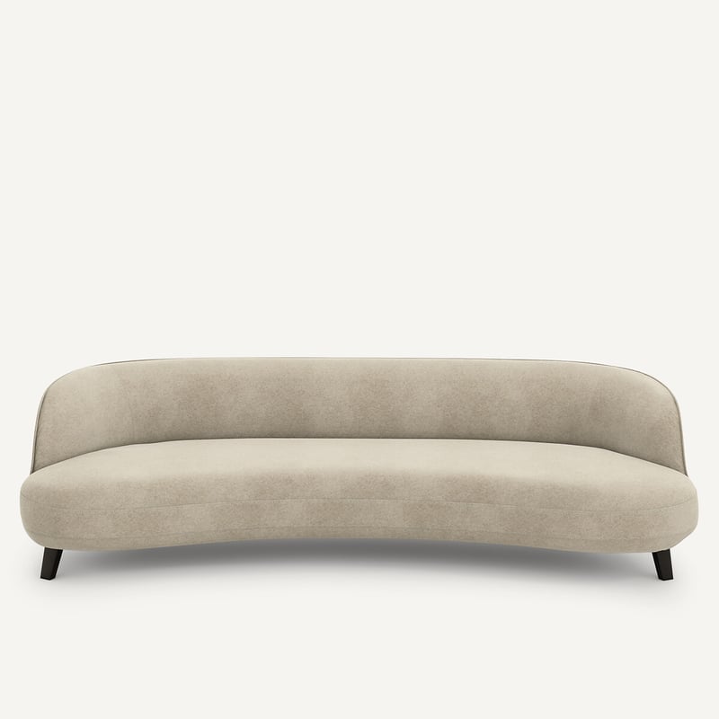 Am.pm X Emmanuel Gallina 5-sitzer-sofa Aus Leinenvelours, Rosebury, Design Emmanuel Gallina