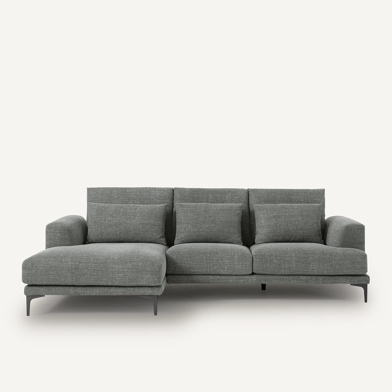 Am.pm Ecksofa Marsile Mit Ecke Links, Baumwolle/leinen