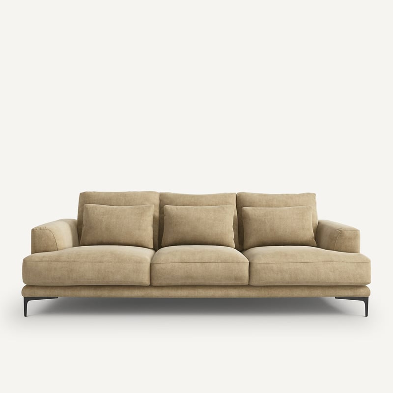 Am.pm 4-sitzer-sofa Marsile, Samt Stonewashed, Marsile