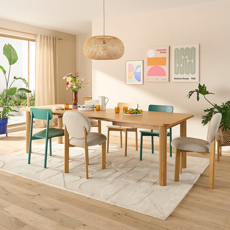 Esstisch Desna, Ausziehbar, Eichenfurnier, 6 Bis 10 Gedecke