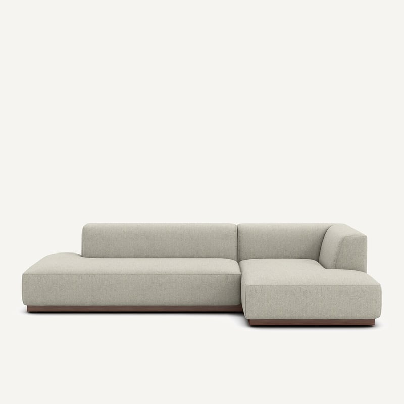 Am.pm Gerades Ecksofa Xl In Tweed, Jacopo