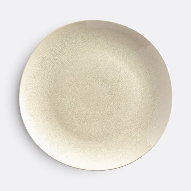 4er-set Flache Teller Gogain Mit Craquelé-glasur