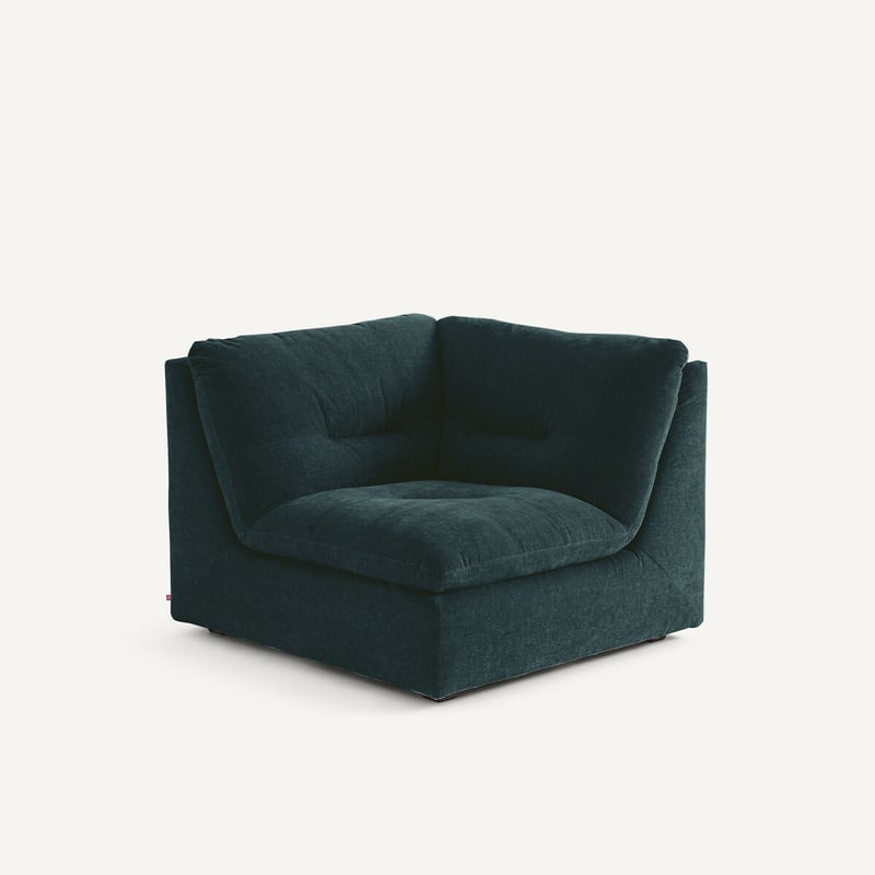 Am.pm Modularer 90°-winkel Aus Chenille-velours, Giuliano