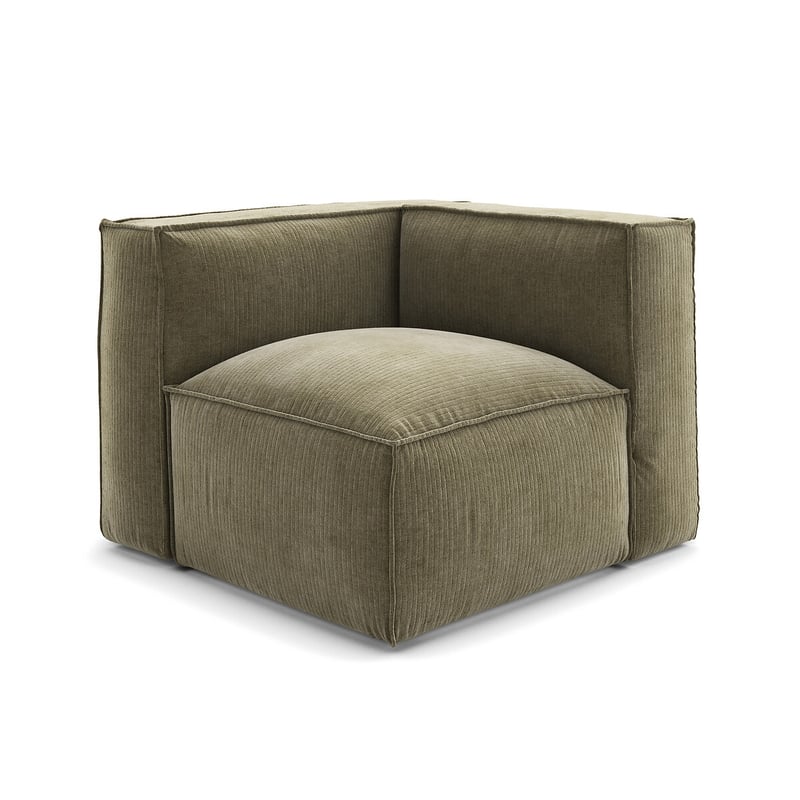 Eckelement Seven Für Modulares Sofa, Vintage-cord
