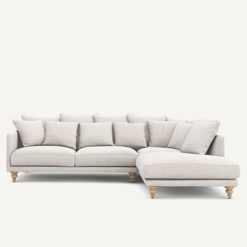 Am.pm Ecksofa Aus Jaspé-stoff, Lazare