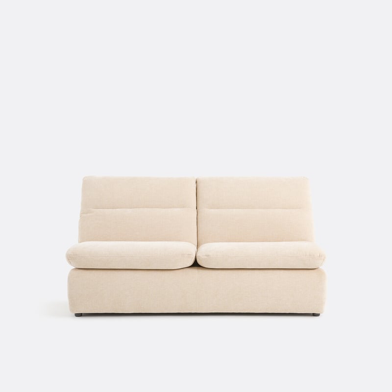 Sofa Aus Geprägtem Velours Mit 2 Sitzplätzen Erable