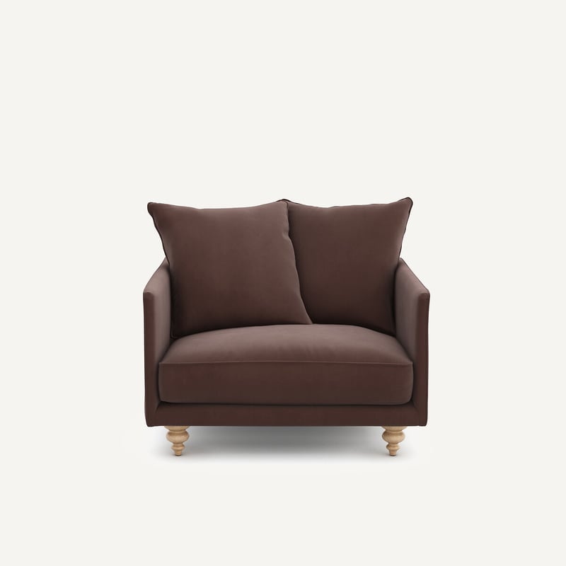Am.pm Sessel Aus Leinenvelours, Lazare