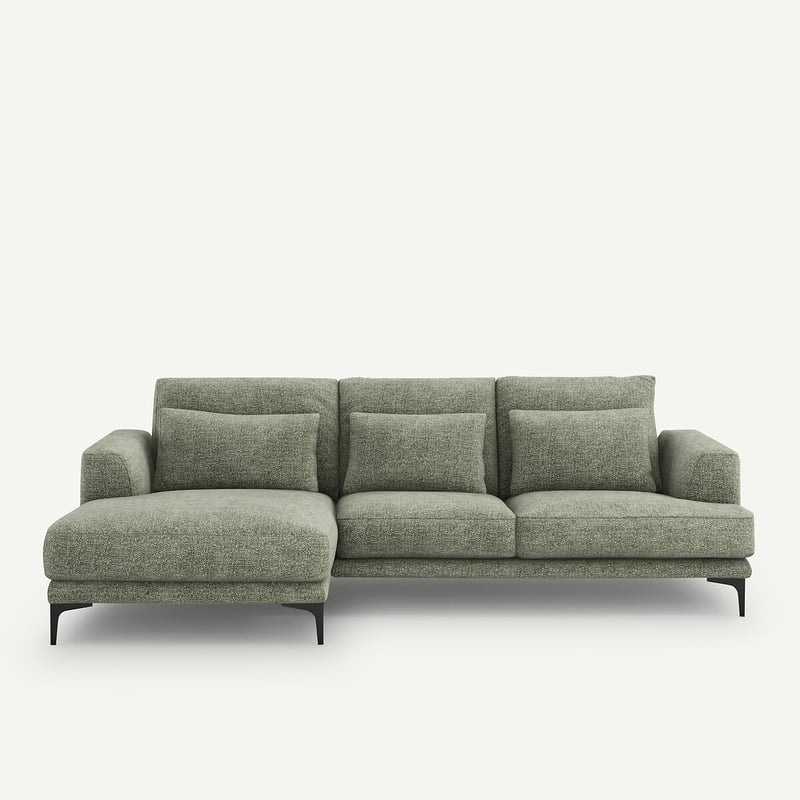 Am.pm Ecksofa Marsile Mit Ecke Links, Strukturbaumwolle