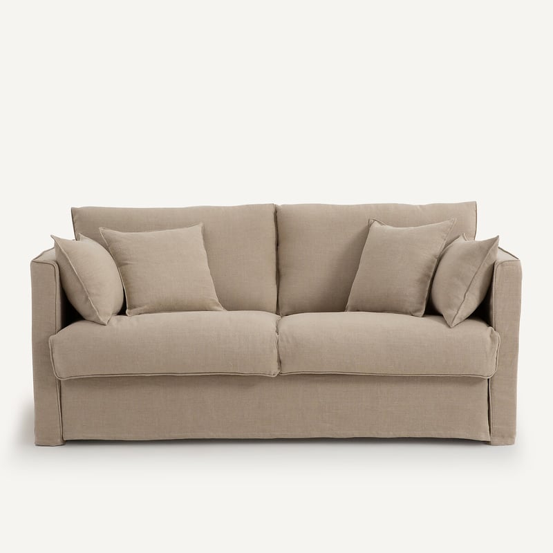 Am.pm Schlafsofa Camille, Gecrashtes Leinen