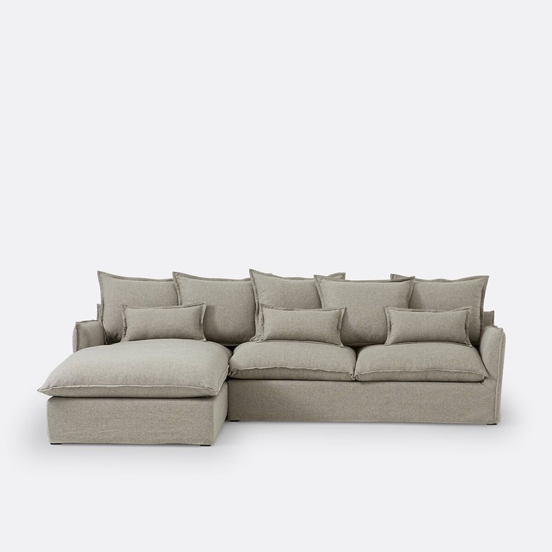 Bezug Für Ecksofa Odna Aus Polyester, Récamiere Links