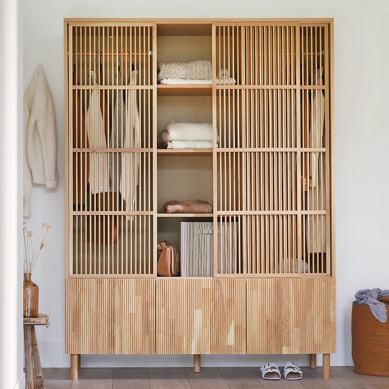 La Redoute Interieurs 6-türiger Schrank Bilbao, Eichenholz Und Furnier