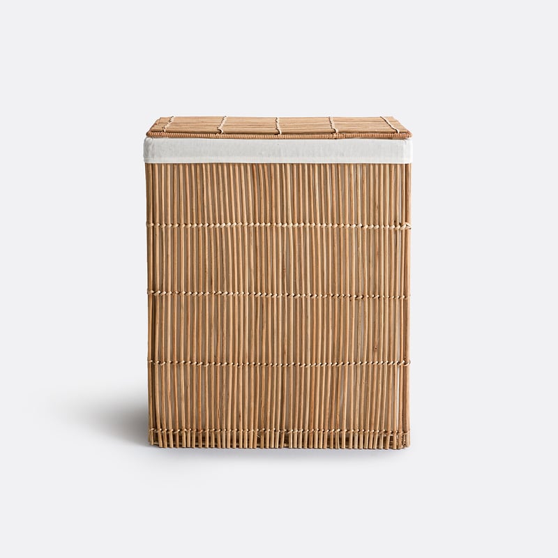 La Redoute Interieurs Rechteckiger Wäschekorb, Durchbrochenes Rattan, Rotuni