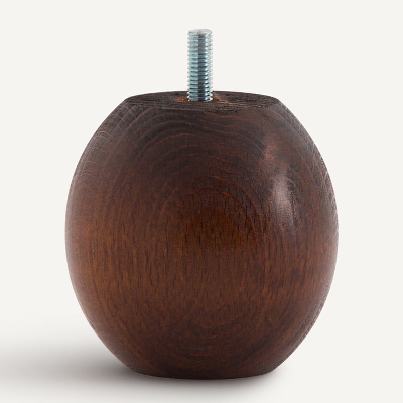 4er-pack Bettfüsse In Kugelform, Höhe 8 Cm