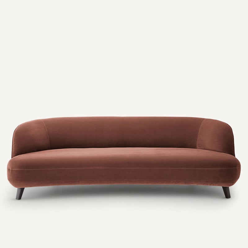 Am.pm X Emmanuel Gallina 5-sitzer-sofa, Samt, Rosebury, Design Emmanuel Gallina