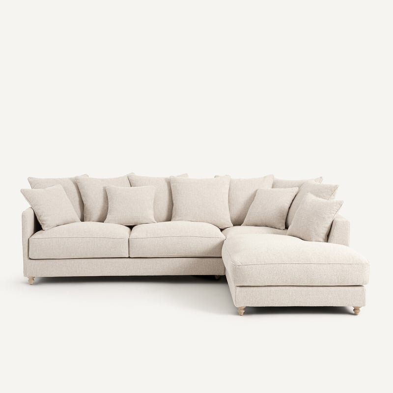 Am.pm Ecksofa, Umwandelbar, Bouclé, Lazare