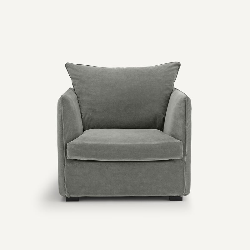 Am.pm Sessel Néo Chiquito, Samt Stonewashed