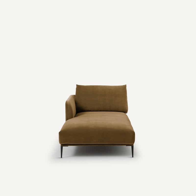 Emmanuel Gallina X Am.pm Chaiselongue Aus Samt, Oscar, Design Emmanuel Gallina
