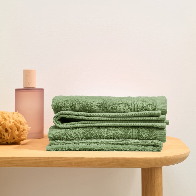 La Redoute Interieurs 4er-pack Gästehandtücher Zavara Aus Frottee, 600 G/m²
