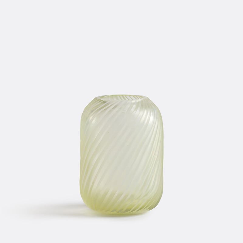 La Redoute Interieurs Vase Azea Aus Geriffeltem Glas H13 Cm
