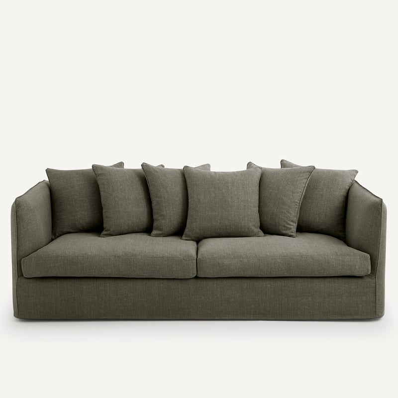 Am.pm 3-, 4- Oder 5-sitzer-sofa, Aus Baumwolle Und Leinen, Néo Chiquito