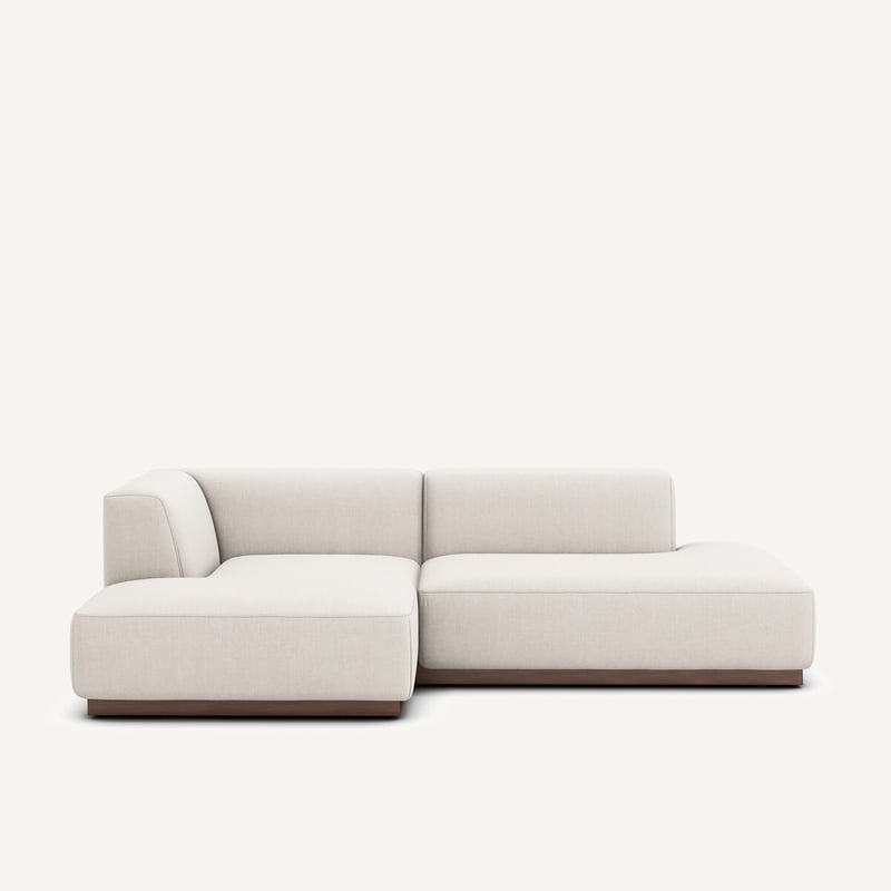 Am.pm Ecksofa, Links, Aus Baumwolle Und Leinen, Jacopo