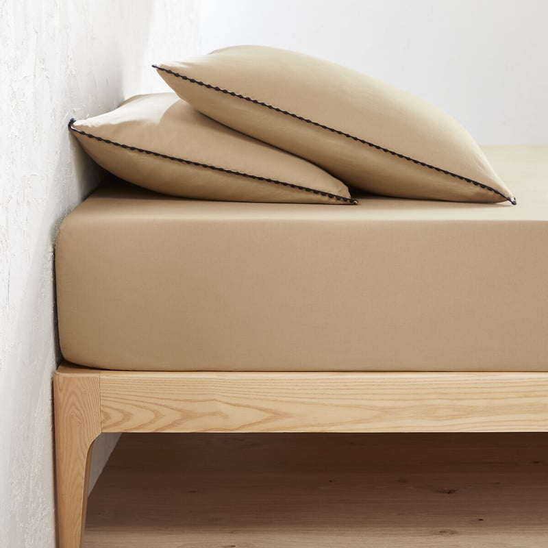 La Redoute Interieurs Fixleintuch Merida Aus Vorgewaschener Baumwolle, Steg 25 Cm