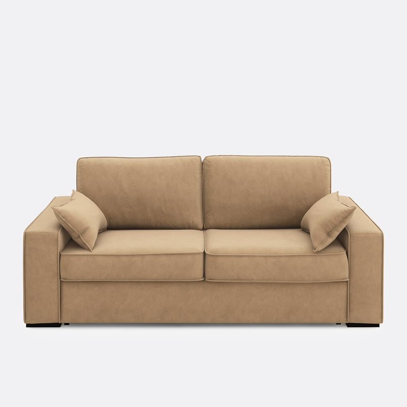 Schlafsofa Aus Velours, 2-, 3- Oder 4-sitzer, Comfort Bultex® Cécilia