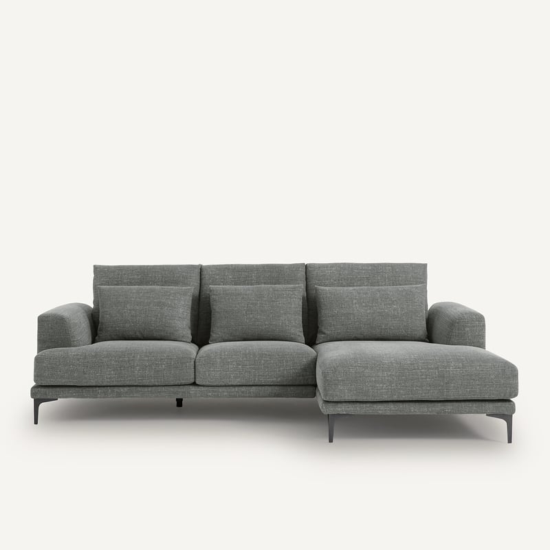 Am.pm Ecksofa Marsile Mit Ecke Rechts, Baumwolle/leinen