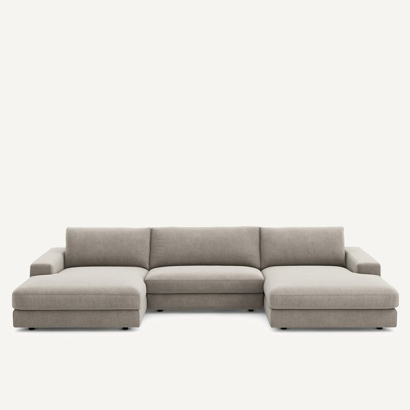 Am.pm Wohnlandschaft Skander, 5-sitzer, Chenille-velours