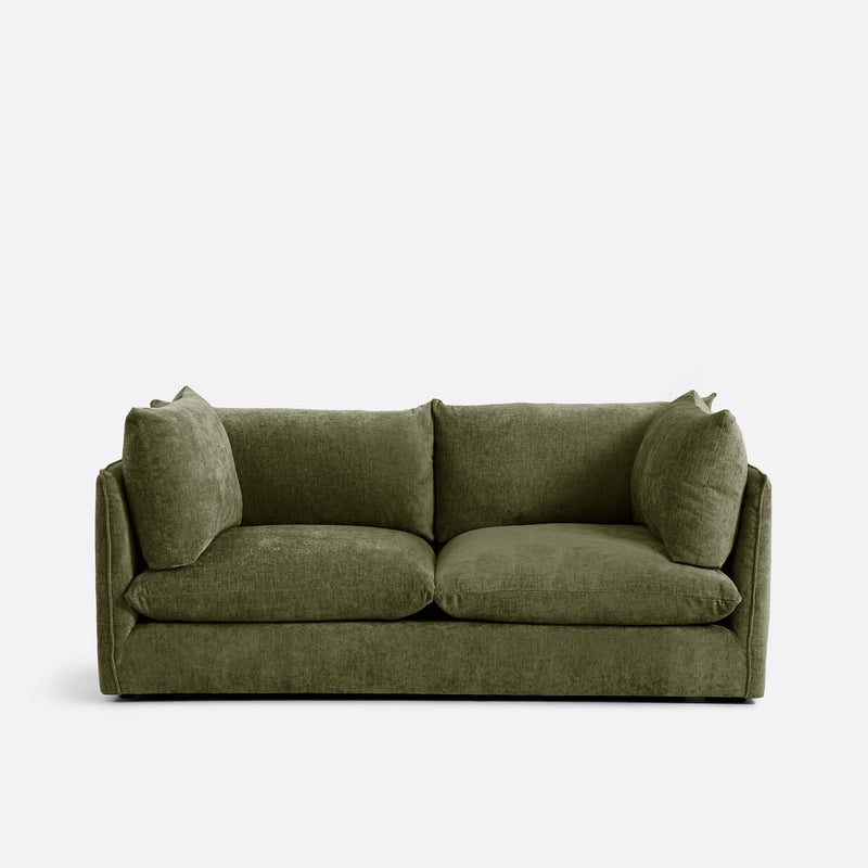 3-sitzer-sofa Malo, Gerade, Aus Dickem, Strukturiertem Velours
