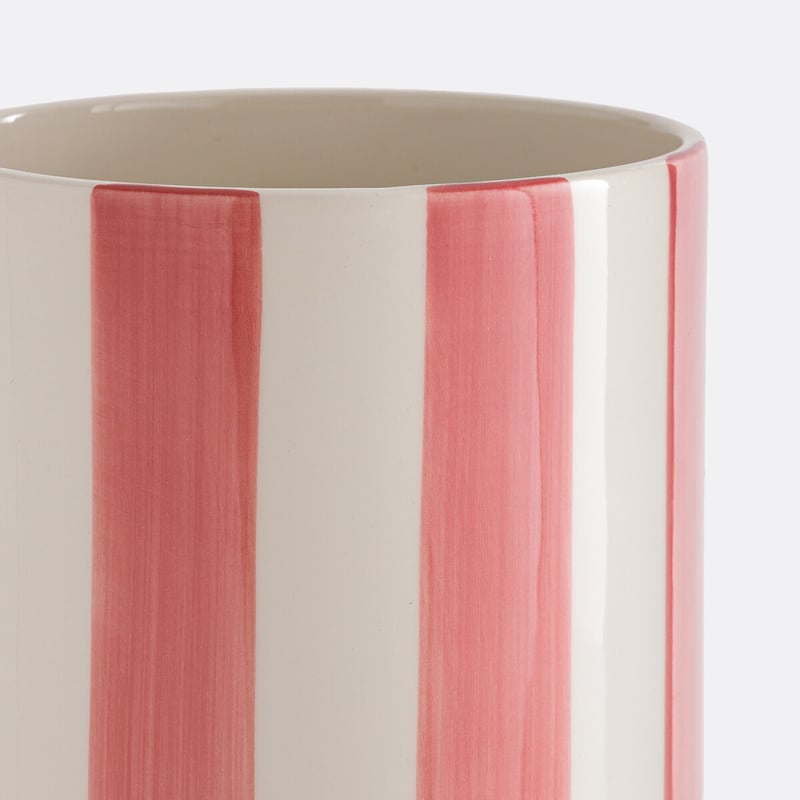 La Redoute Interieurs Vase Jaoma, Keramik Mit Streifenmuster, H. 25 Cm
