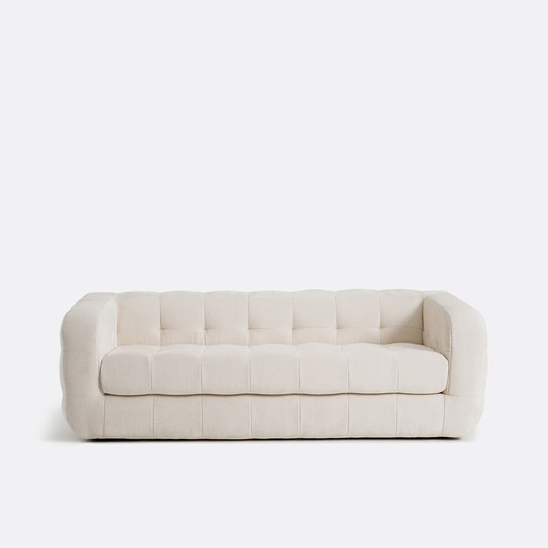 Gerades Sofa Pieta, 2- Oder 3-sitzer, Aus Dickem Samt