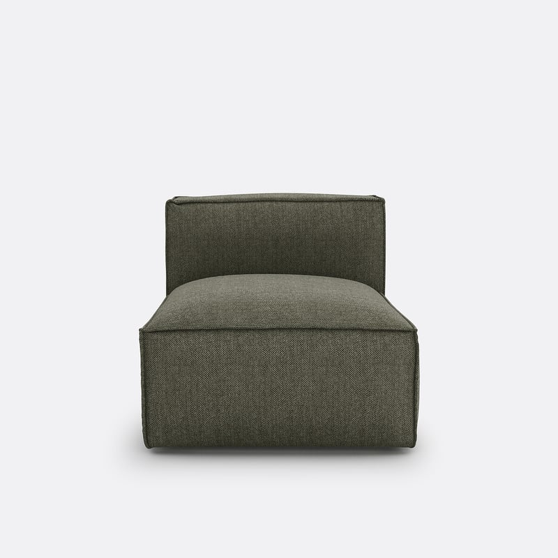 Sessel-element Seven Für Modulares Sofa, Aus Strukturgewebe